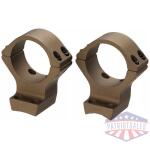 BROWNING X-LOCK MOUNTS 1" LOW - 2PC BURNT BRONZE FOR X-BOLT