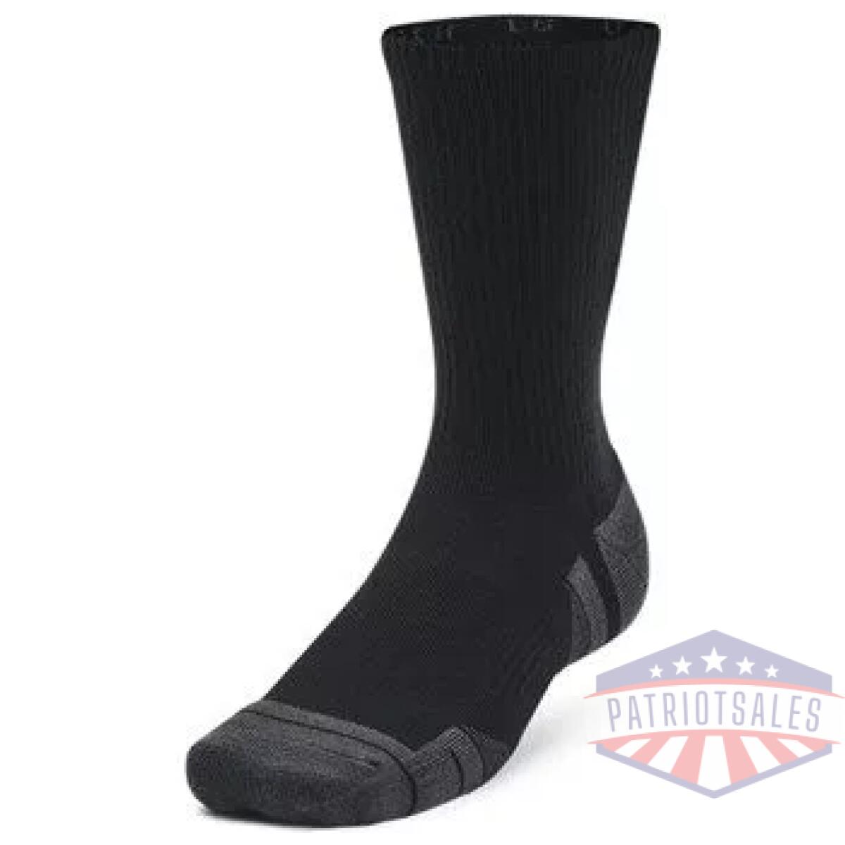 1379512001lg-1 - unisex ua performance tech 3-pack crew socks - 1379512001lg 1