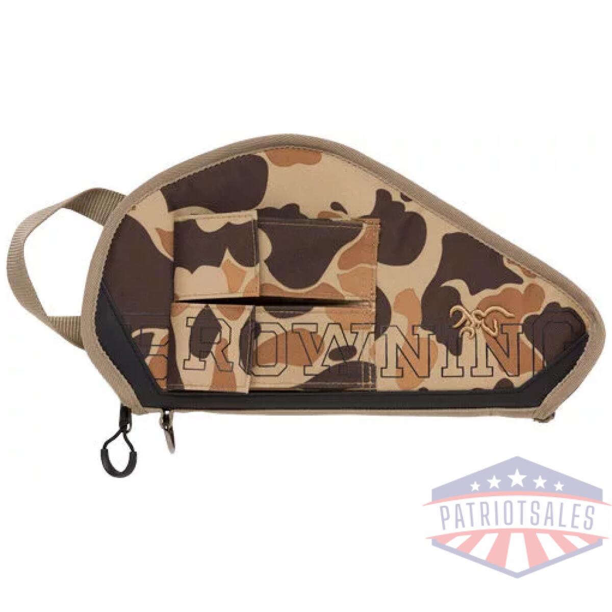 1423251211-1 - browning range pro pistol rug - 11" vintage tan w/2mag pockets - 1423251211 1