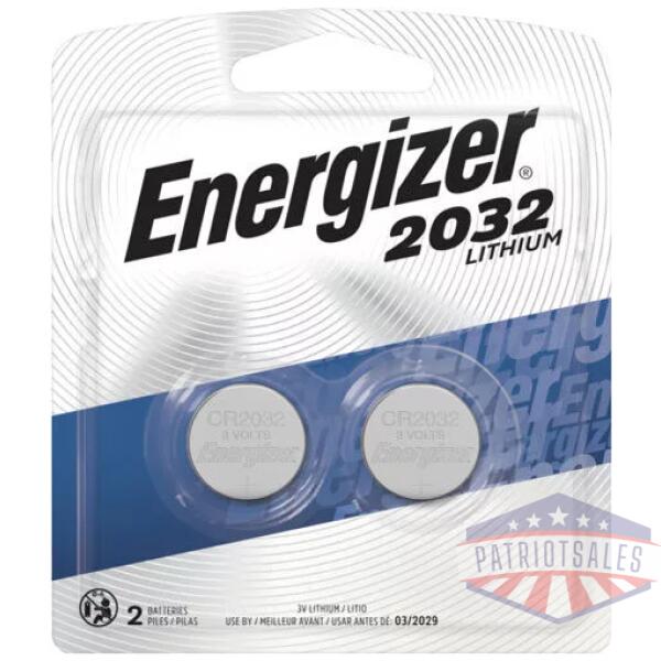 ENERGIZER LITHIUM BATTERIES - 2032 2-PACK