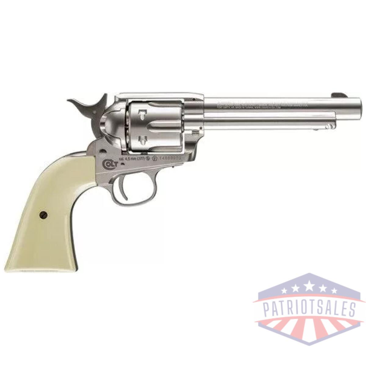 2254048. Webp - rws colt saa peacemaker air - pistol. 177/bb co2 nickel - 2254048