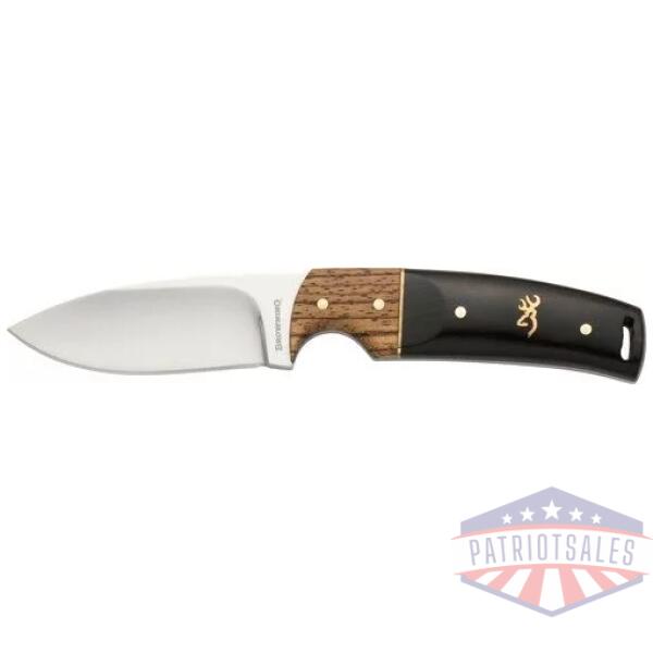 BROWNING KNIFE BUCKMARK HUNTER - 3" BLADE HARDWOOD W/SHEATH