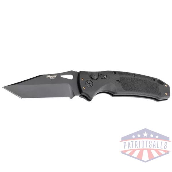 HOGUE K320A NITRON 3.5" AUTO - FOLDER TANTO BLADE POLY FRM BL