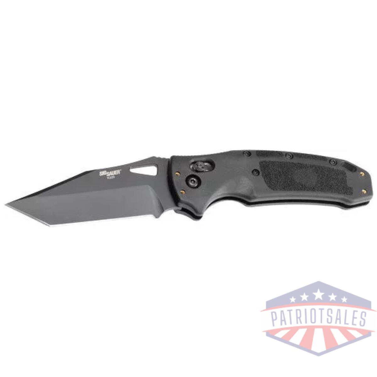 36360 - hogue sig k320 nitron 3. 5" bld - able lock folder tanto black - 36360