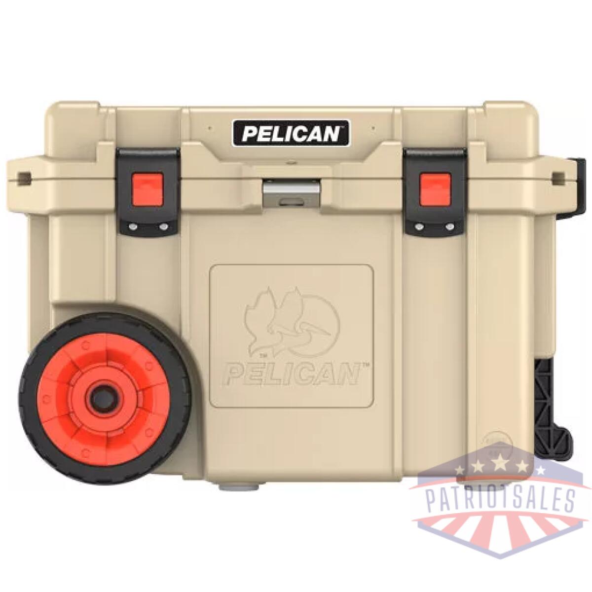 45qw2tan - pelican coolers im 45 quart - elite tan w/ wheels - 45qw2tan