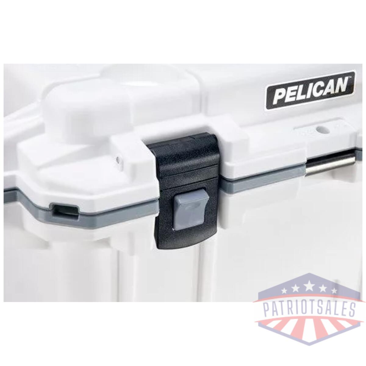 50qt1whtgry_latch - pelican coolers im 50 quart - elite white/gray - 50qt1whtgry latch