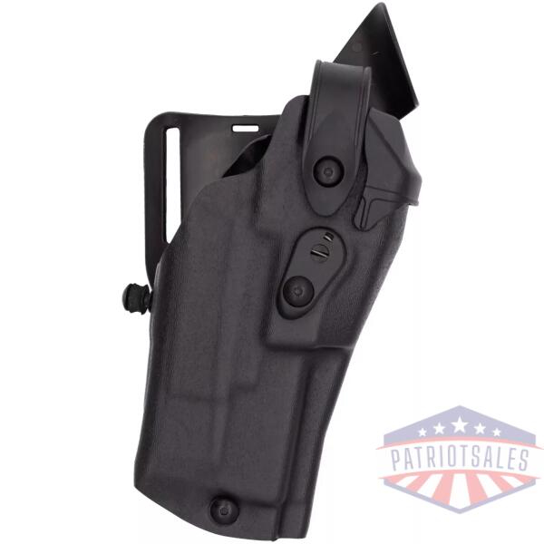 Model 6360RDS ALS/SLS Mid-Ride, Level III Retention Duty Holster for Glock 17 MOS w/ Light