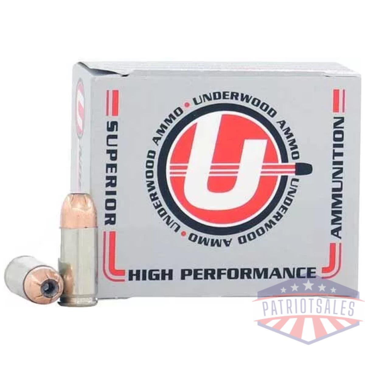 A115 - underwood 9mm luger 115gr jhp - 20rd 10bx/cs - a115