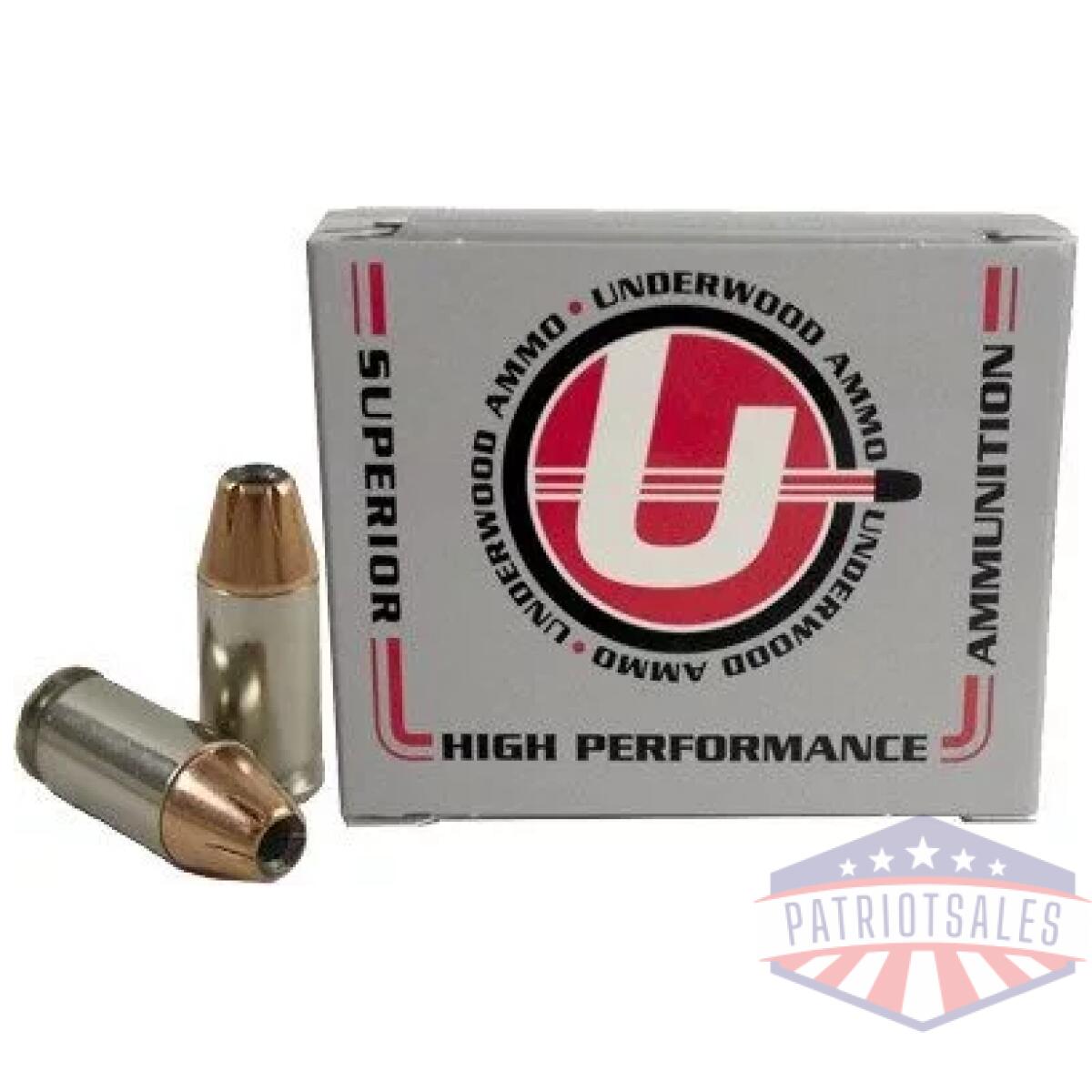 A141 - underwood 380 acp+p 90gr xtp - jhp 20rd 10bx/cs - a141
