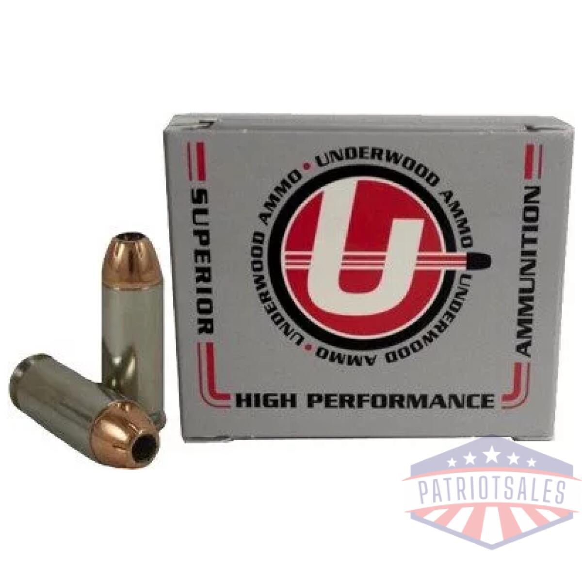 A438 - underwood 45 win mag 230gr xtp - jhp 20rd 10bx/cs - a438