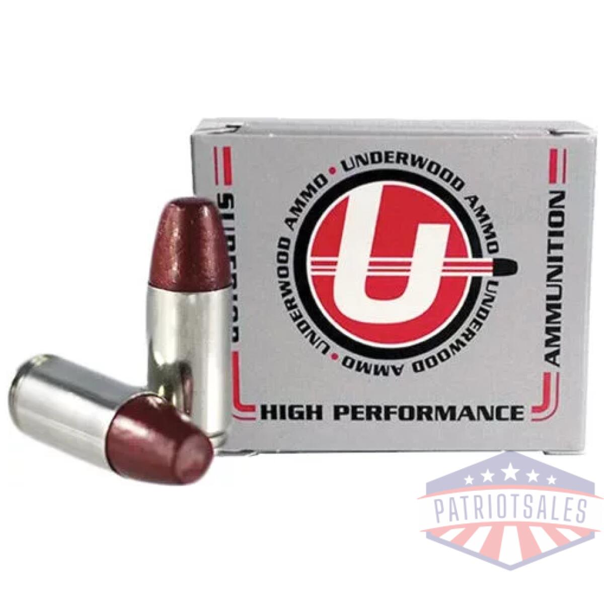 A719u_1 - underwood 9mm +p 147gr hard - cast lead-fn 20rd 10bx/cs - a719u 1