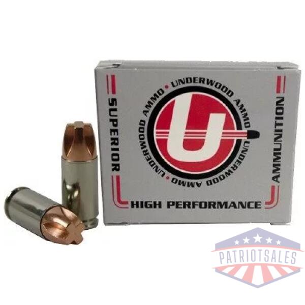 UNDERWOOD 9MM LUGER +P 115GR - XTREME PENETRATOR 20RD 10BX/CS
