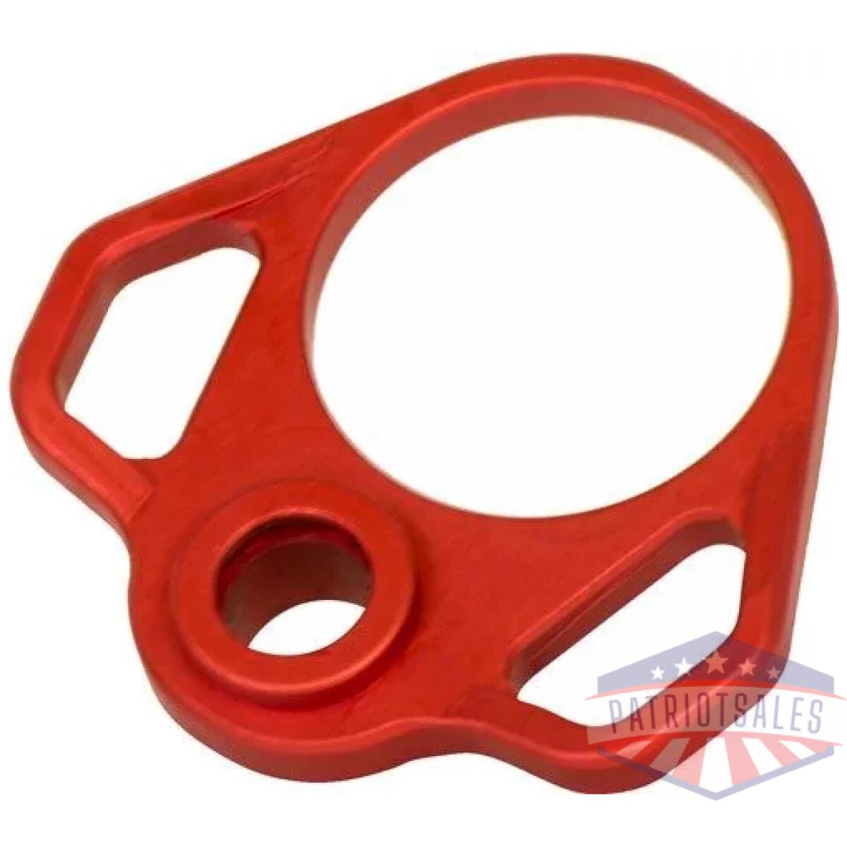 Accpbtplatered - odin ambi-sling/qd plate red - for ar-15 pistol buffer tubes - accpbtplatered