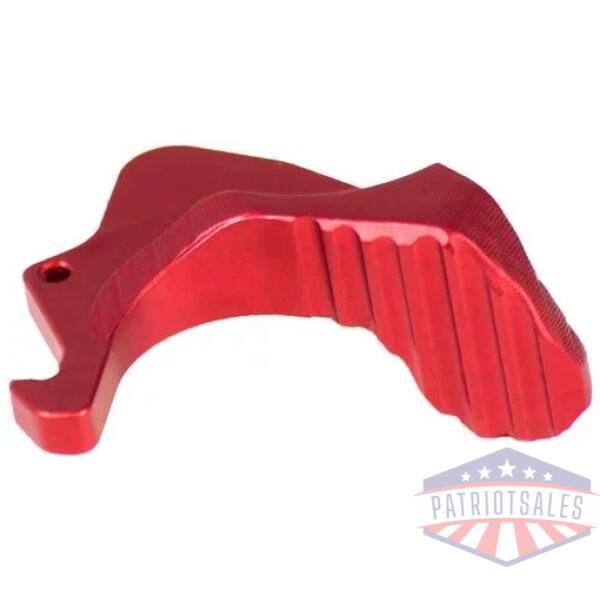 ODIN EXTENDED CHARGING HANDLE - LATCH RED FOR AR-15