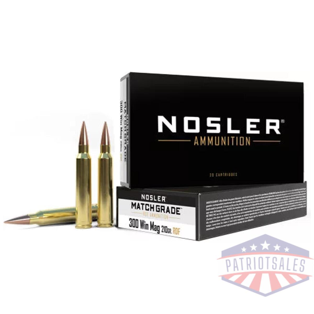 An60158. Webp - nosler match 300 win mag 210gr - reduced drag hpbt 20rd 10bx/cs - an60158