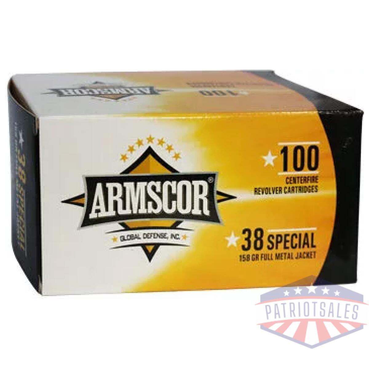 Arm50449_1 - armscor 38spl 158gr fmj 100/1200 - arm50449 1