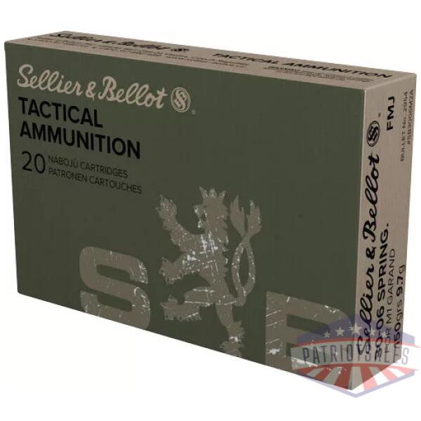 S&B 30-06 150GR FMJ 20RD - 20BX/CS