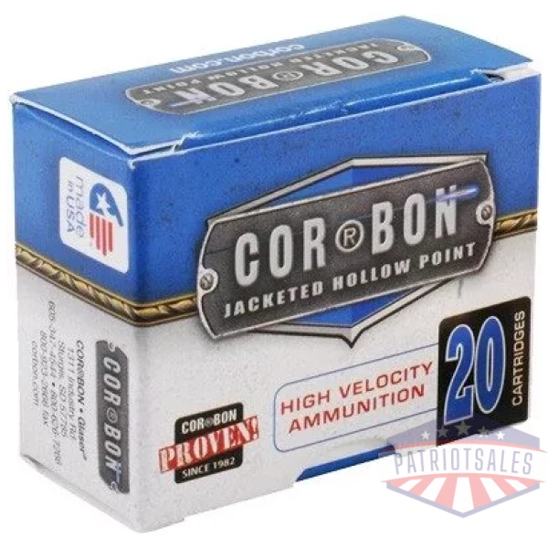 CORBON 357 MAG 110GR JHP - 20RD 25BX/CS