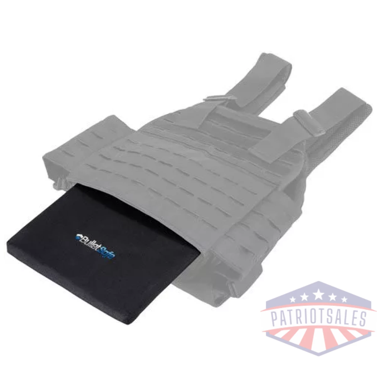 Bs56001_ghosted-vest - bulletsafe flexible armor - panel level iiia shooters cut - bs56001 ghosted vest