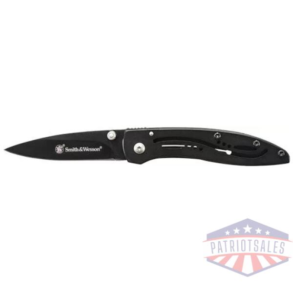 S&W KNIFE BLACK BLADE 3" BLADE