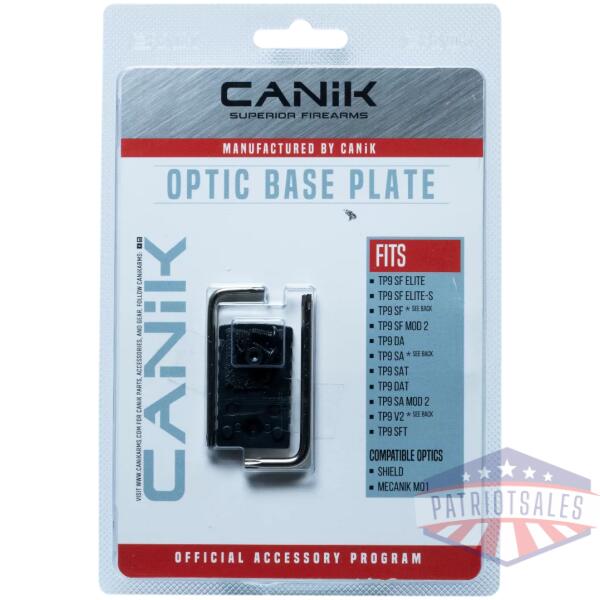 Optic Base Plate (A) for Non-Optic Ready Pistols
