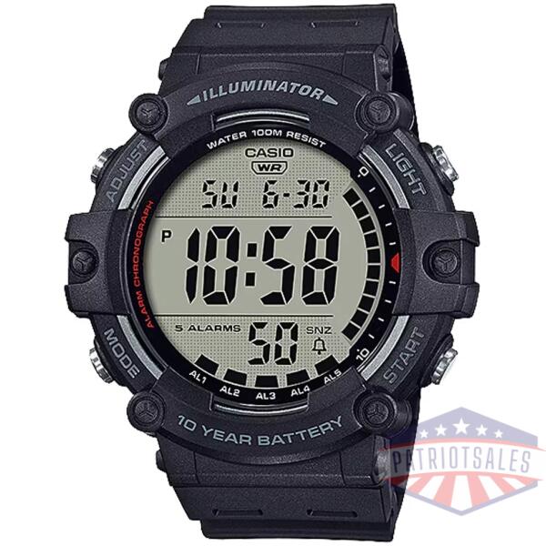 Classic Digital Watch w/ 10-Year Battery