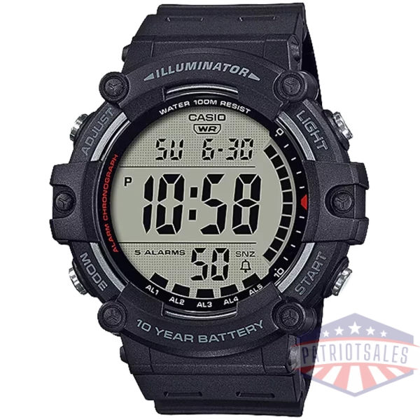 Classic Digital Watch w/ 10-Year Battery