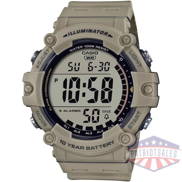 Classic Digital Watch w/ 10-Year Battery