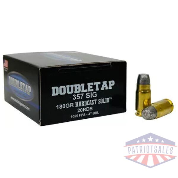 DBLTAP 357SIG 180GR HARDCAST 20/1000