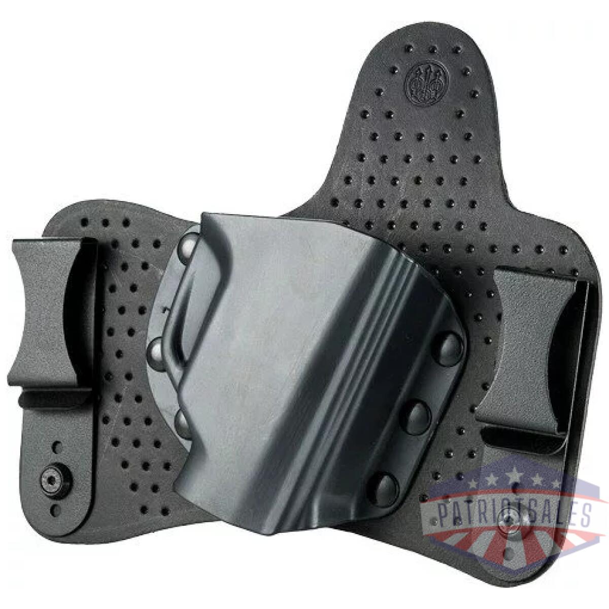 E00833. Webp - beretta holster 92fs/96 hybrid - inside waistband rh poly black - e00833