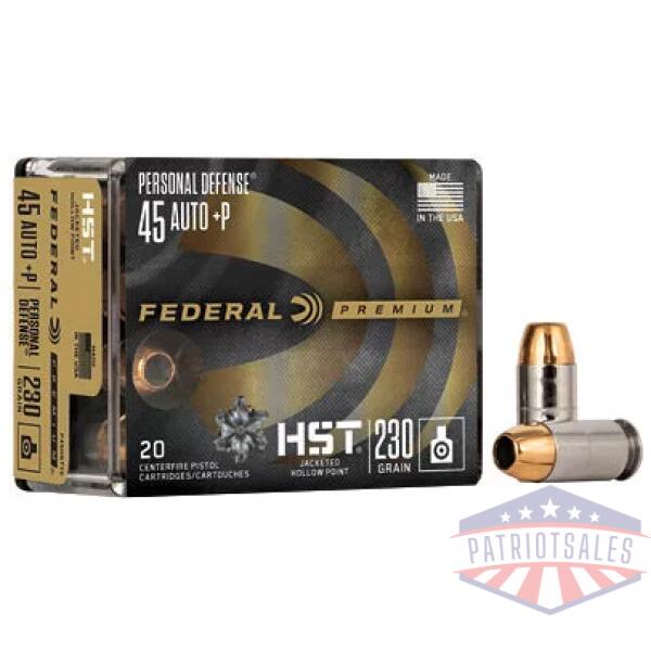 FED PRM HST 45ACP+P 230GR JHP 20/200