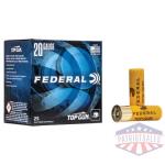 FED TOP GUN 20GA 2.75" #7.5 25/250