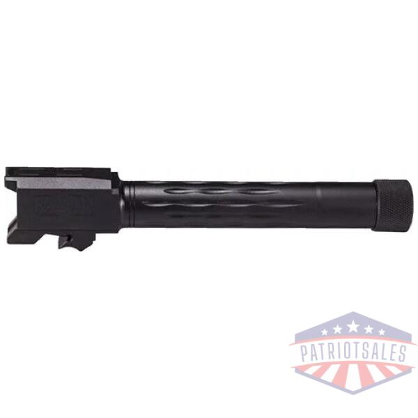 FAXON SIG P320 COMPACT 9MM - FLAME FLUTE THREADED BLK