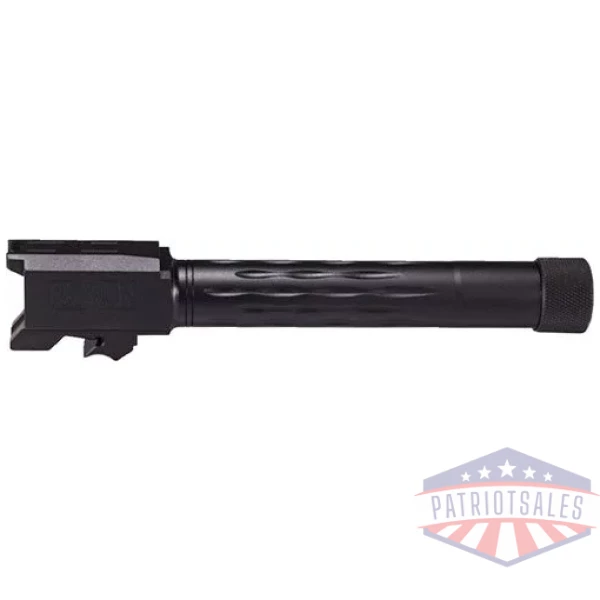 FAXON SIG P320 COMPACT 9MM - FLAME FLUTE THREADED BLK