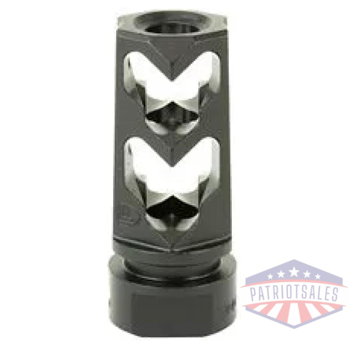 Fort9mm-mb-blk-36_1 - fortis muzzle brake 9mm 1/2x36 blk - fort9mm mb blk 36 1