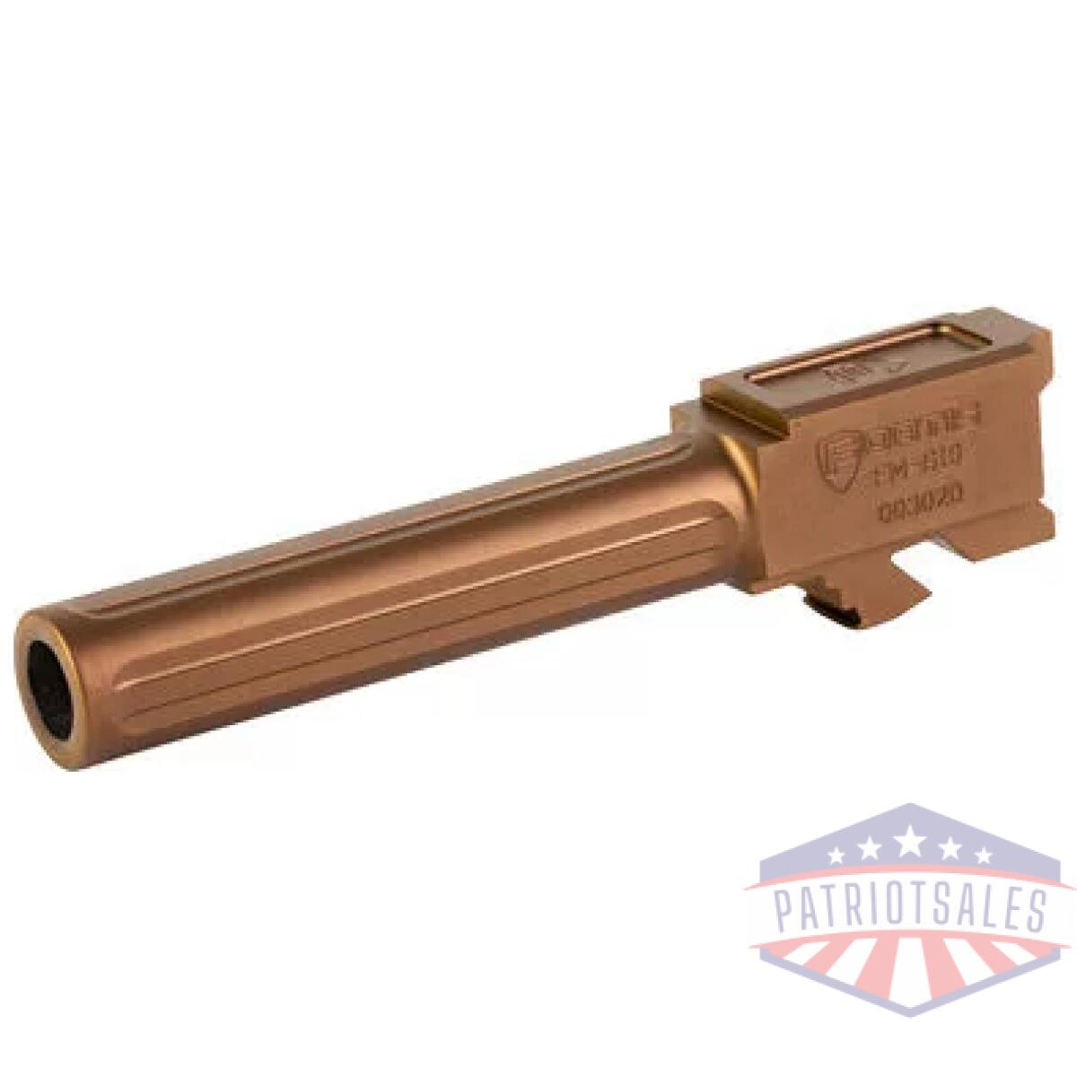 Fortfm-g19-cppr_1 - fortis barrel for glock 19 copper - fortfm g19 cppr 1