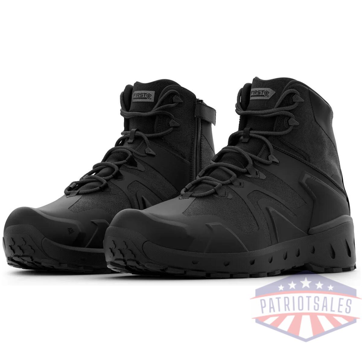 Ft-165928-019-8-r - men's 5""aero-tac side-zip mid - ft 165928 019 8 r