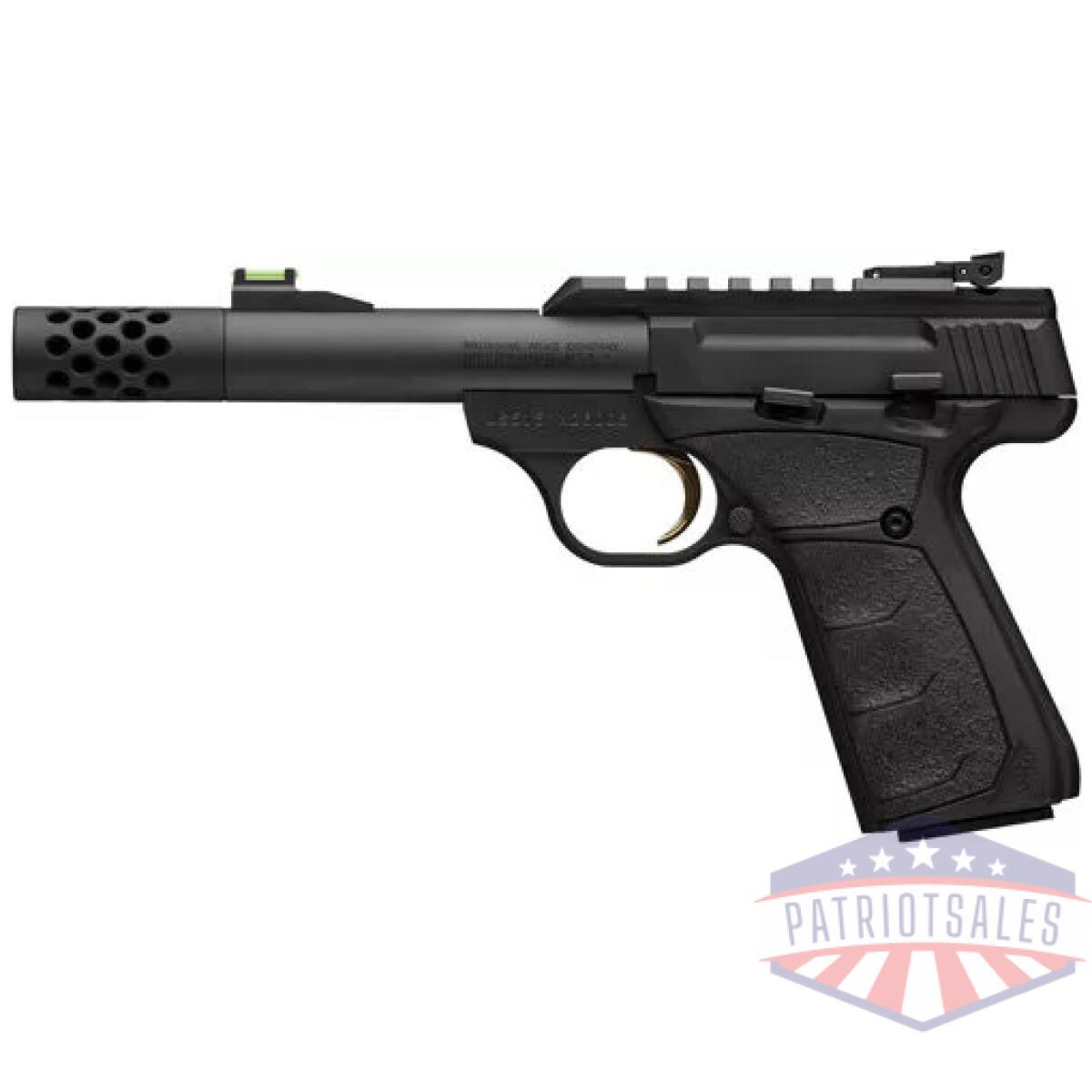 G051594490_left - browning buckmark plus micro - bull sr mb 22lr 4. 4" bld syn - g051594490 left