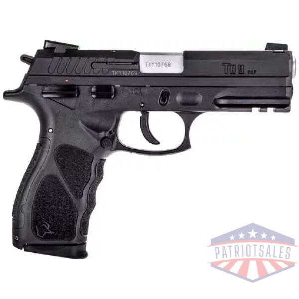 TAURUS TH9 9MM 4.25" ADJ. - 17-SHOT MATTE BLACK POLYMER