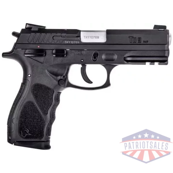 TAURUS TH9 9MM 4.25" ADJ. - 17-SHOT MATTE BLACK POLYMER