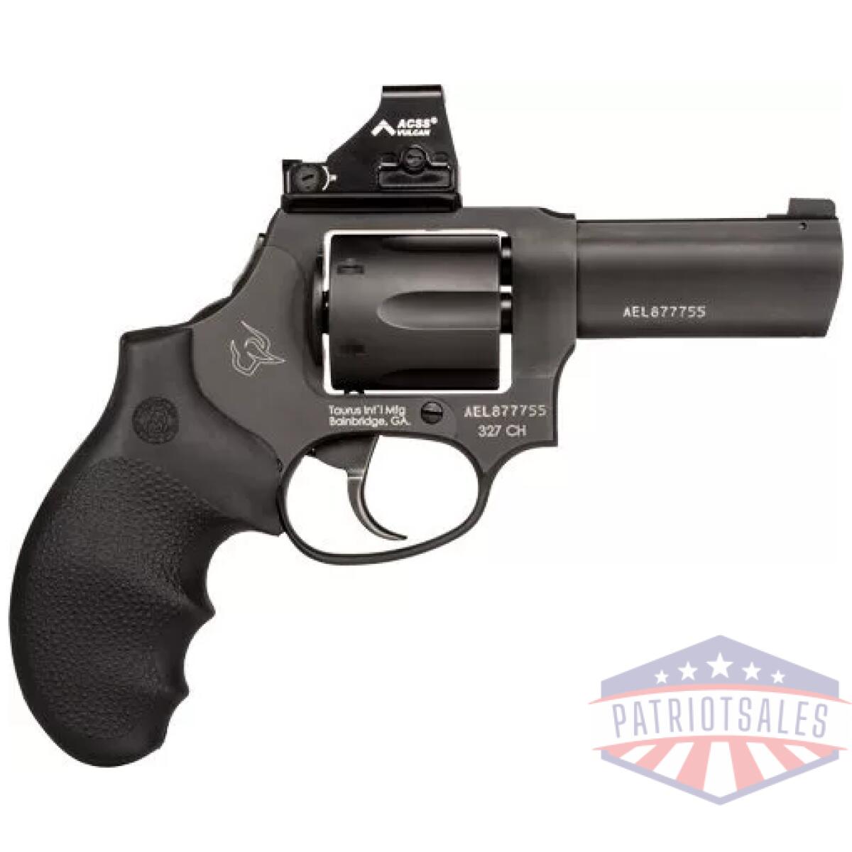 G2327p31chns - taurus 327 327 fed mag 3" fs - 6-shot defender toro blk matte - g2327p31chns