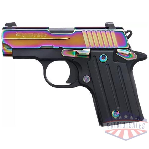 SIG P238 380ACP 2.7" SAO - SIGLITE (1)6RD TITAN RAINBOW