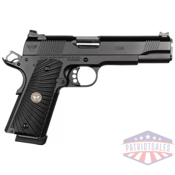 WILSON CQB-FS-45A 45ACP 5" FS - 8-SHOT BLACK ARMOR TUFF