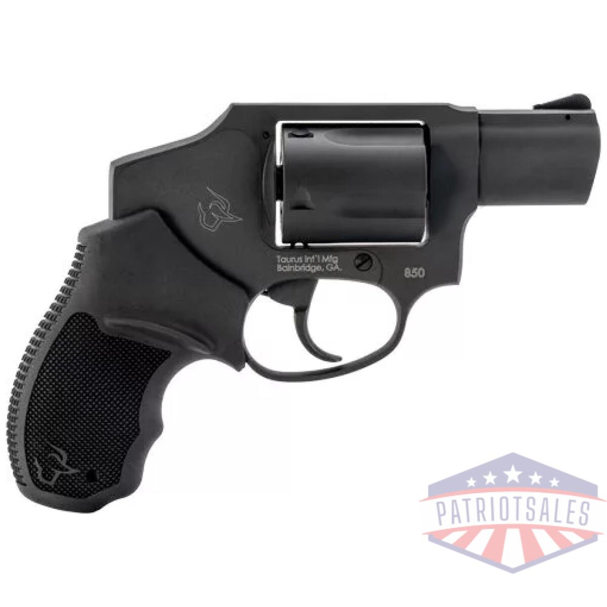 G2850121 - taurus 850 38spl 2" fixed - 5-shot black rubber - g2850121