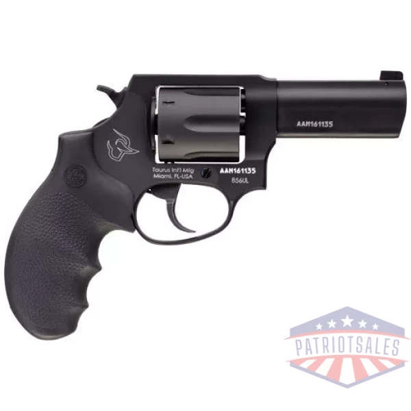 TAURUS 856 38SPL 3" NGT SGT - MATTE BLACK RUBBER
