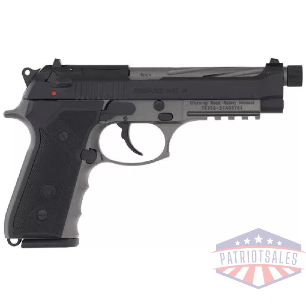 G390181 - girsan regard mc x 9mm - adj. Sight 18rd threaded tung. - g390181