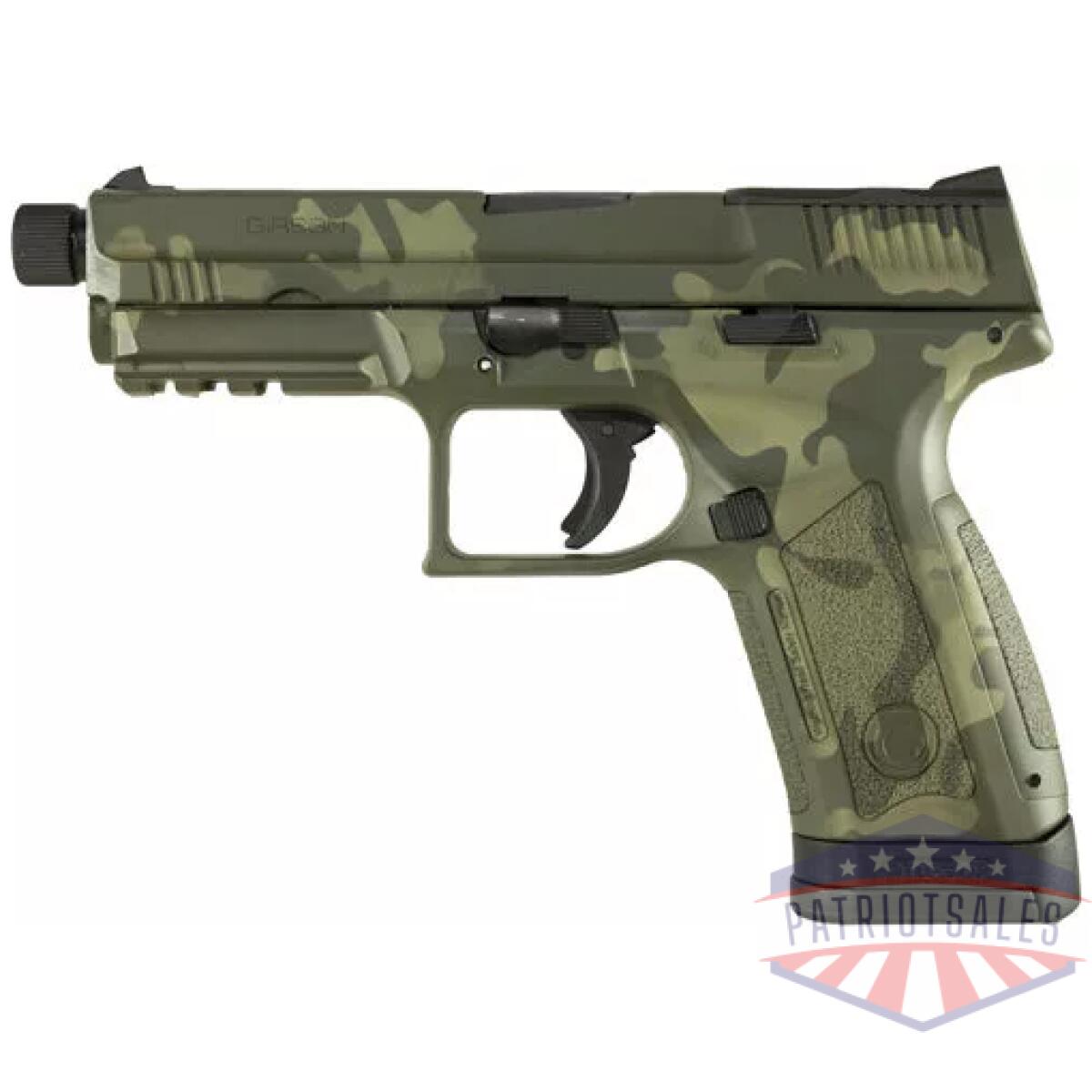 G390365_left_1 - girsan mc9 disruptor 9mm - optics ready 17rd od camo - g390365 left 1