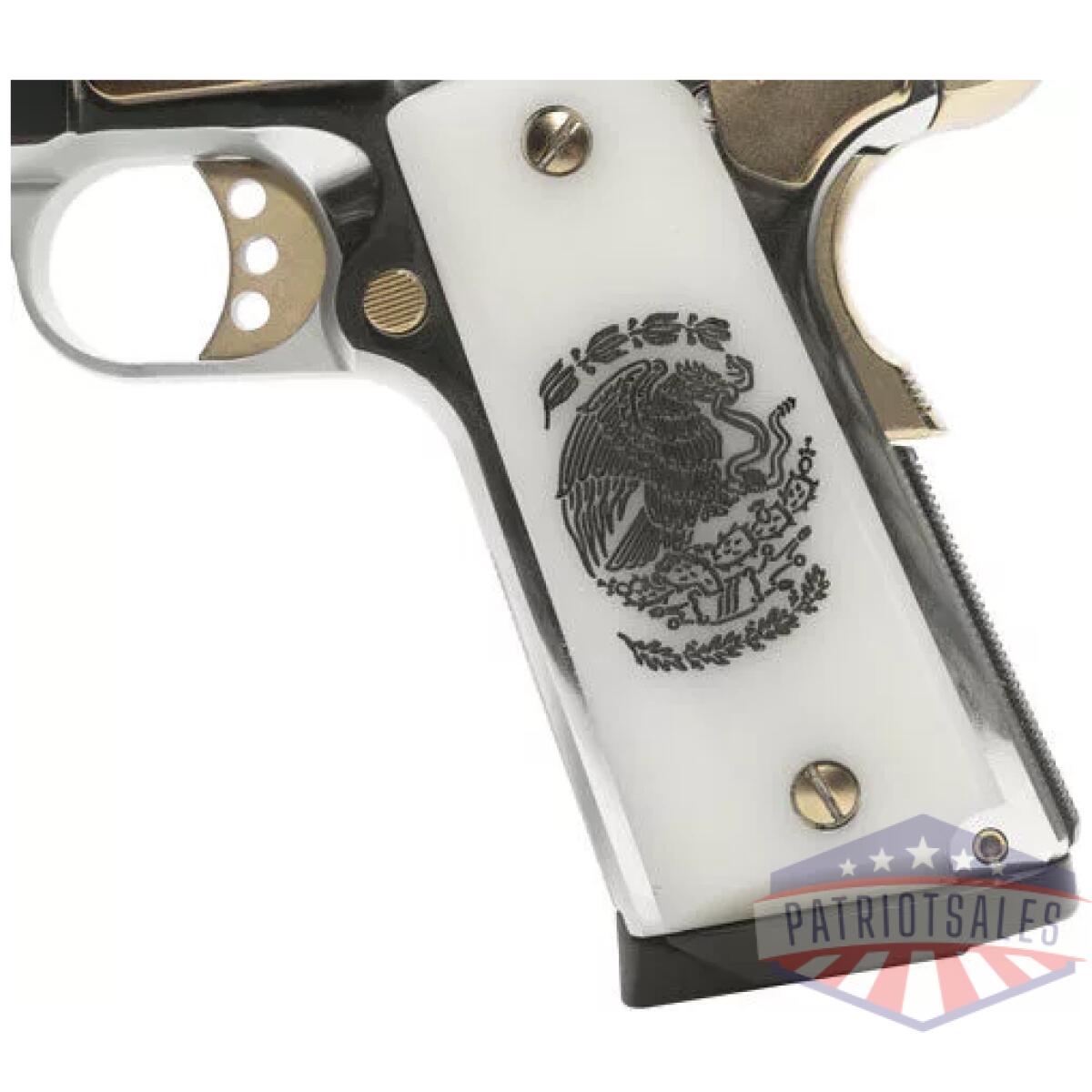 G391057_grip - girsan mc1911s liberadore ii - 45acp chrome/gold engraved 8rd - g391057 grip