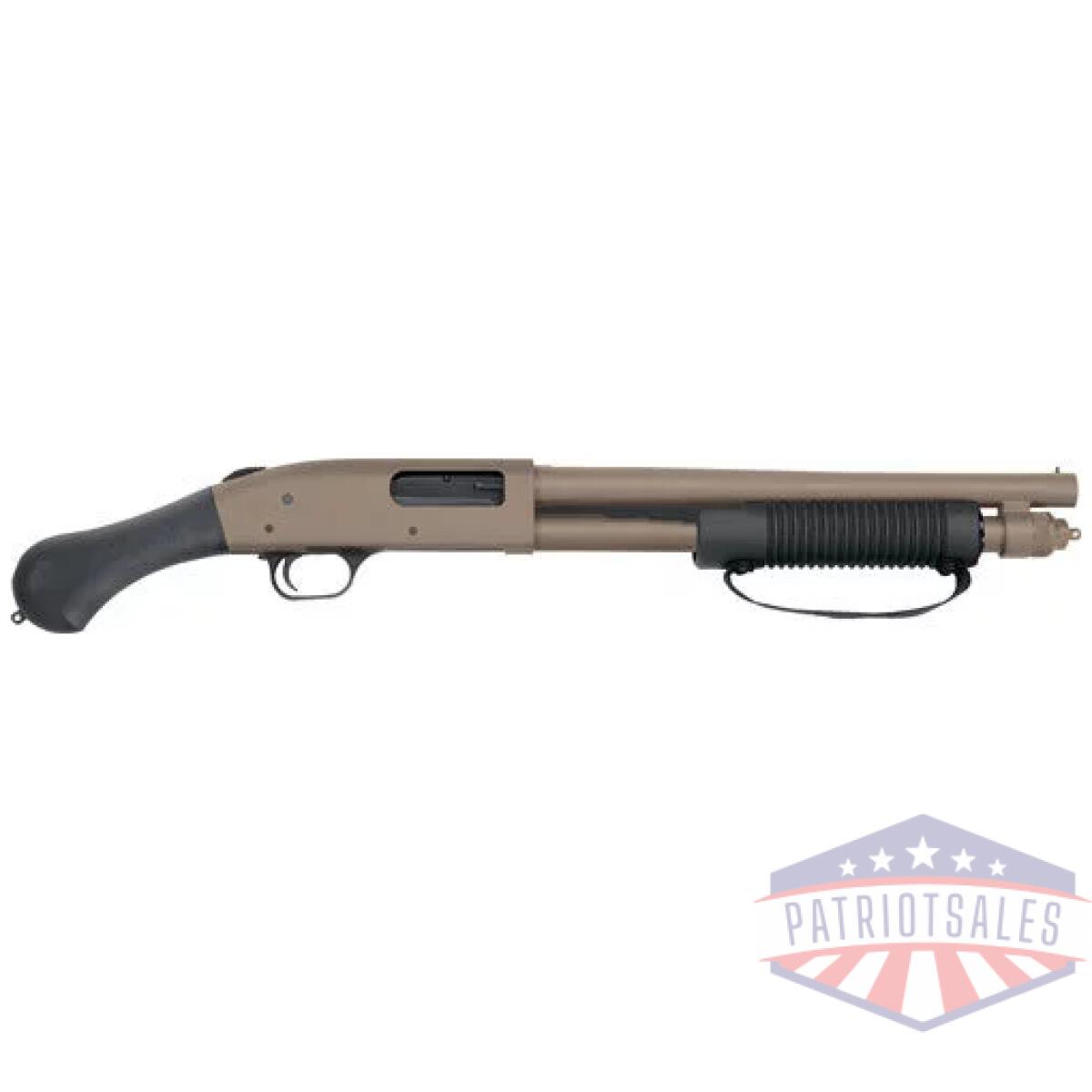 G50653. Webp - mossberg 590 shockwave 12ga 3" - 6rd corncob forend fde/cerakot - g50653