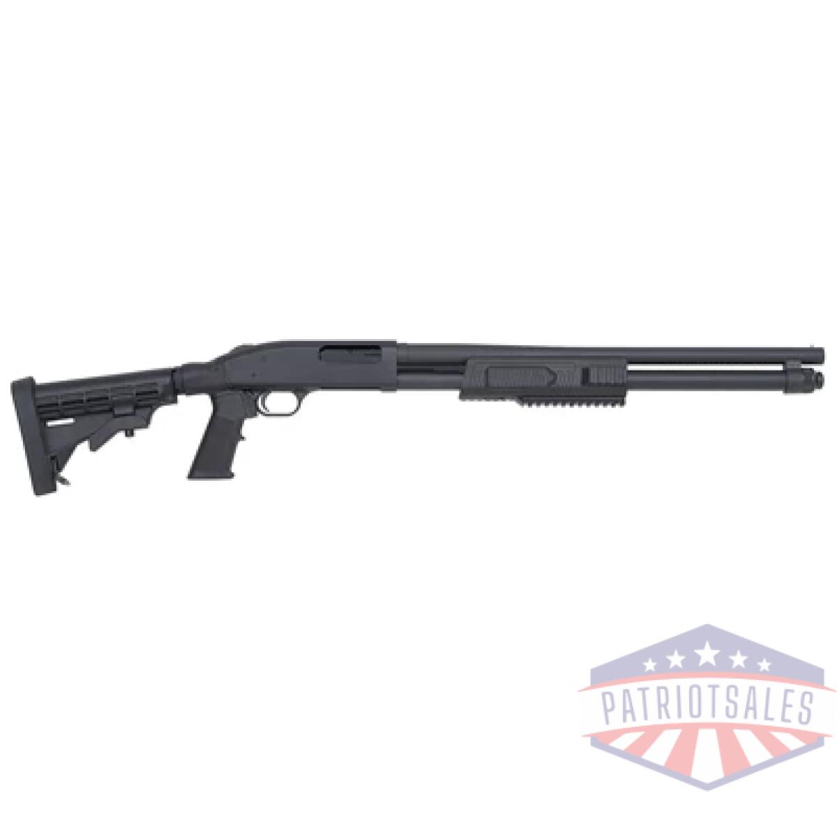 G51672 - mossberg flex 590 tactical - 12ga 3" 20" adj stock bld/syn - g51672
